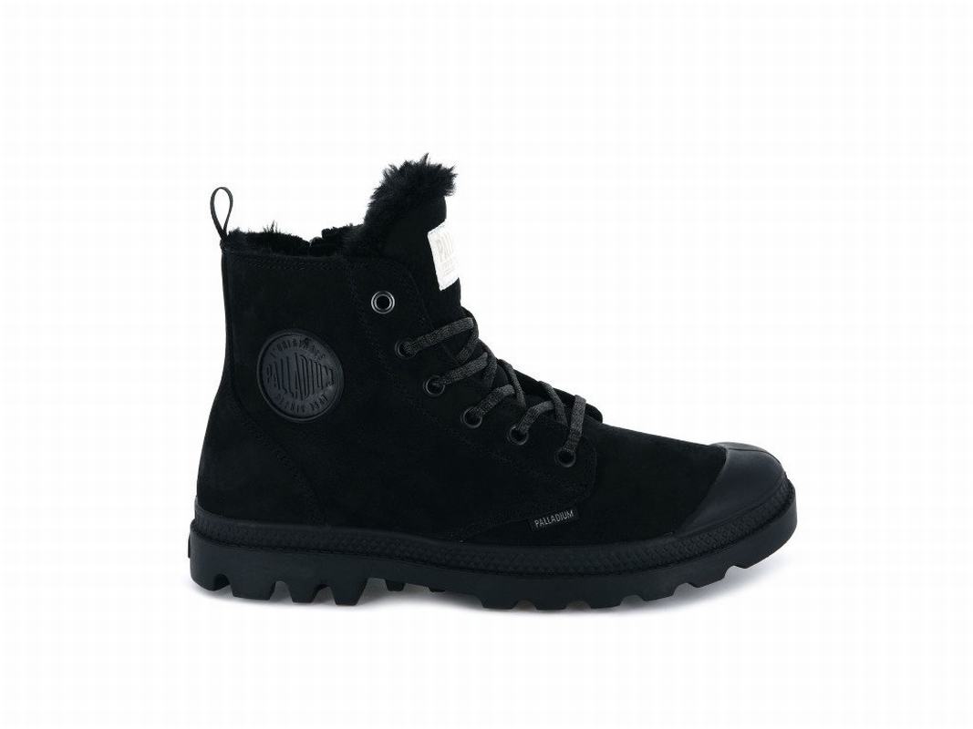 Palladium Pampa Hi Zip Wl Damen Stiefel Schwarz ||918467-WPE||